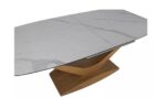 Раздвижной обеденный стол DOLCE ceramic белый statuario venato/дуб 180-240x95 cmÂ â€” Ð¸Ð·Ð¾Ð±Ñ€Ð°Ð¶ÐµÐ½Ð¸Ðµ 3