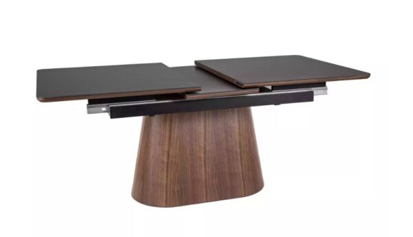 Раздвижной обеденный стол MONACO черный/орех 160-200x90 cmÂ â€” Ð¸Ð·Ð¾Ð±Ñ€Ð°Ð¶ÐµÐ½Ð¸Ðµ 3
