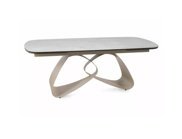 Pikendatav söögilaud Valentino Ceramic  180-260 cm Taj Mahal beež läikega , kašmiir - Image 3